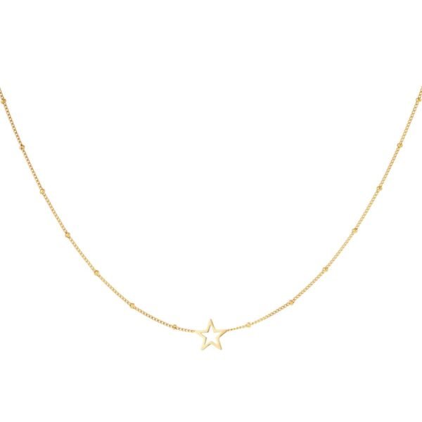 216202-181 Necklace 'Small open star'