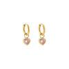 Earrings 'Pink heart'