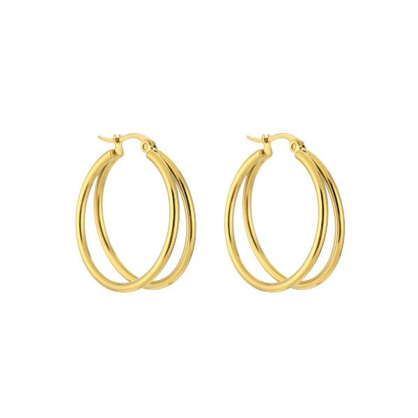 Earrings 'Hoops double'