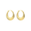 Earrings 'Thick hoops'