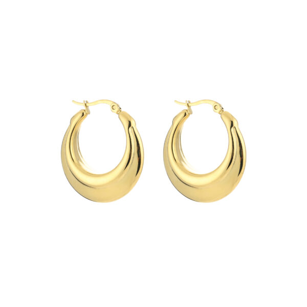 Earrings 'Thick hoops'