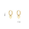 Earrings 'Open heart'