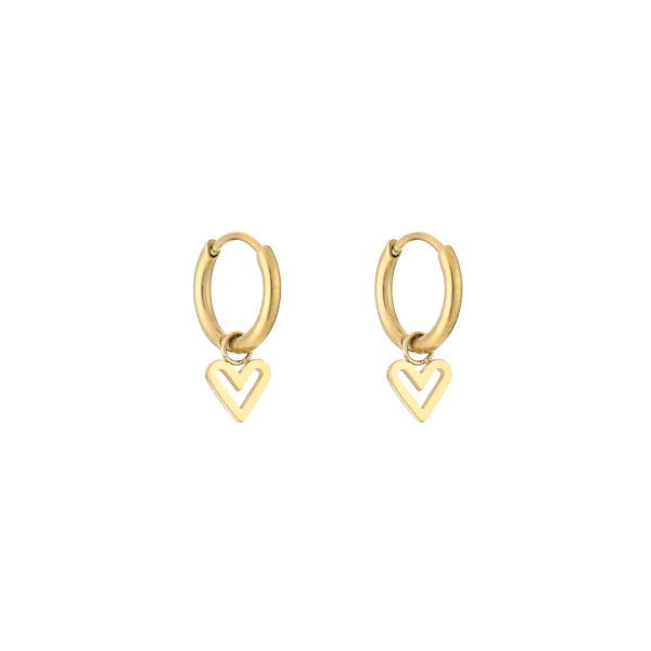 Earrings 'Open heart'