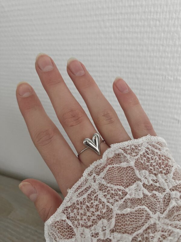 Ring 'Bold heart'