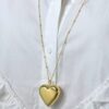 Necklace 'Loving heart long'