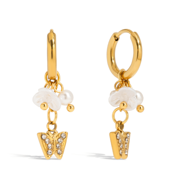 Earrings 'Romantic butterfly'