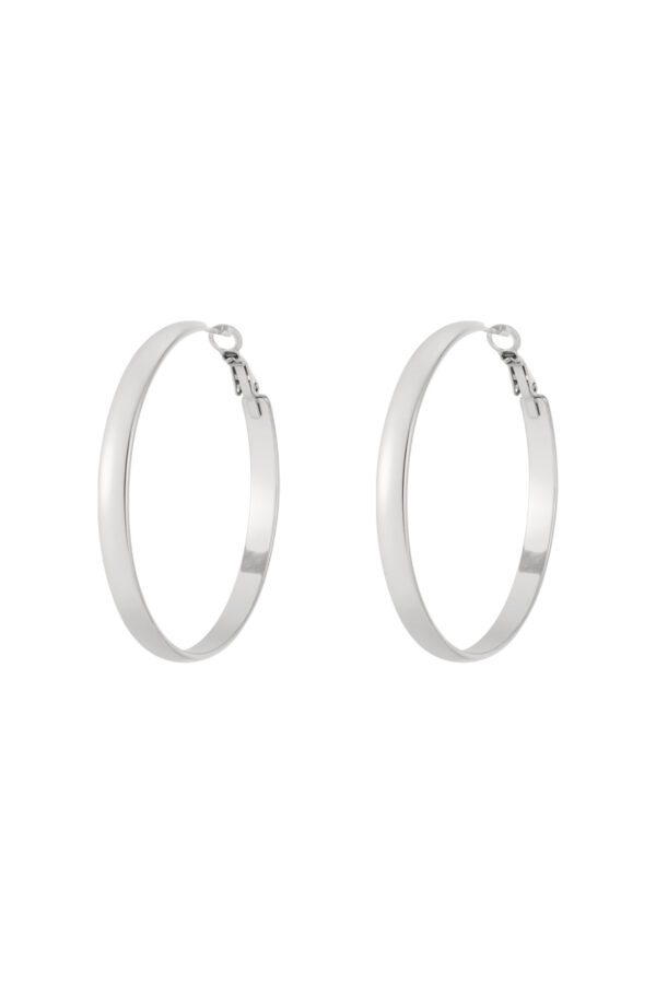 Earrings 'Basic hoop thick M'