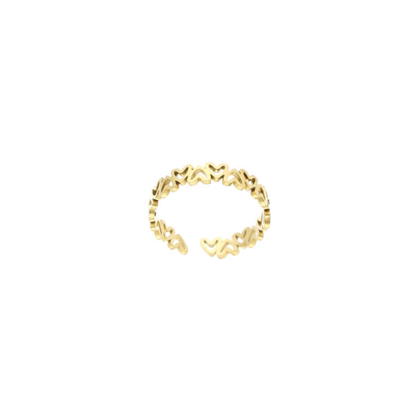 Ring 'Upside down love'
