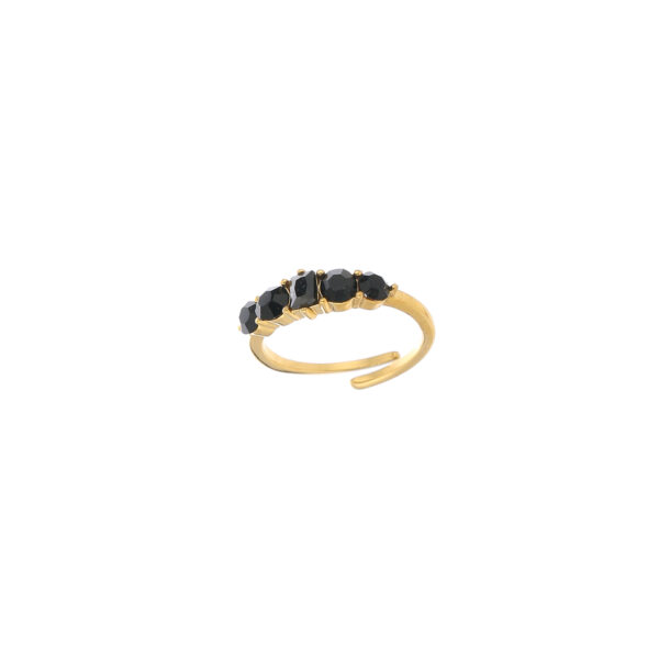 Ring 'Black stones'