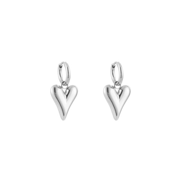 Earrings 'Heart bold'
