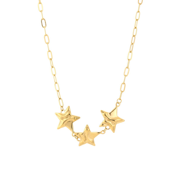 Necklace 'Three big stars'