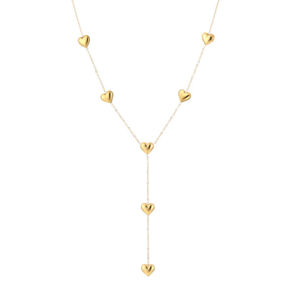 Ketting 'Y hearts'