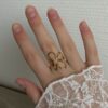 Ring 'Hippie flower'