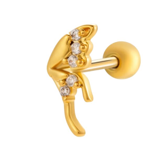 Earring 'Butterfly stud R'