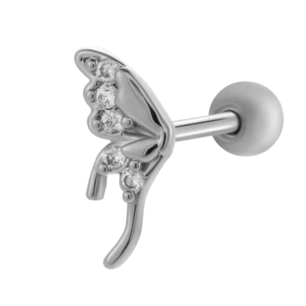 Earring 'Butterfly stud L'