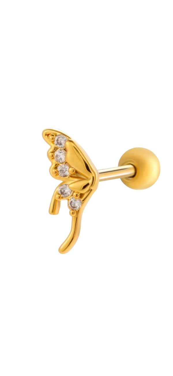 Earring 'Butterfly stud L'