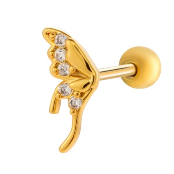 Earring 'Butterfly stud L'