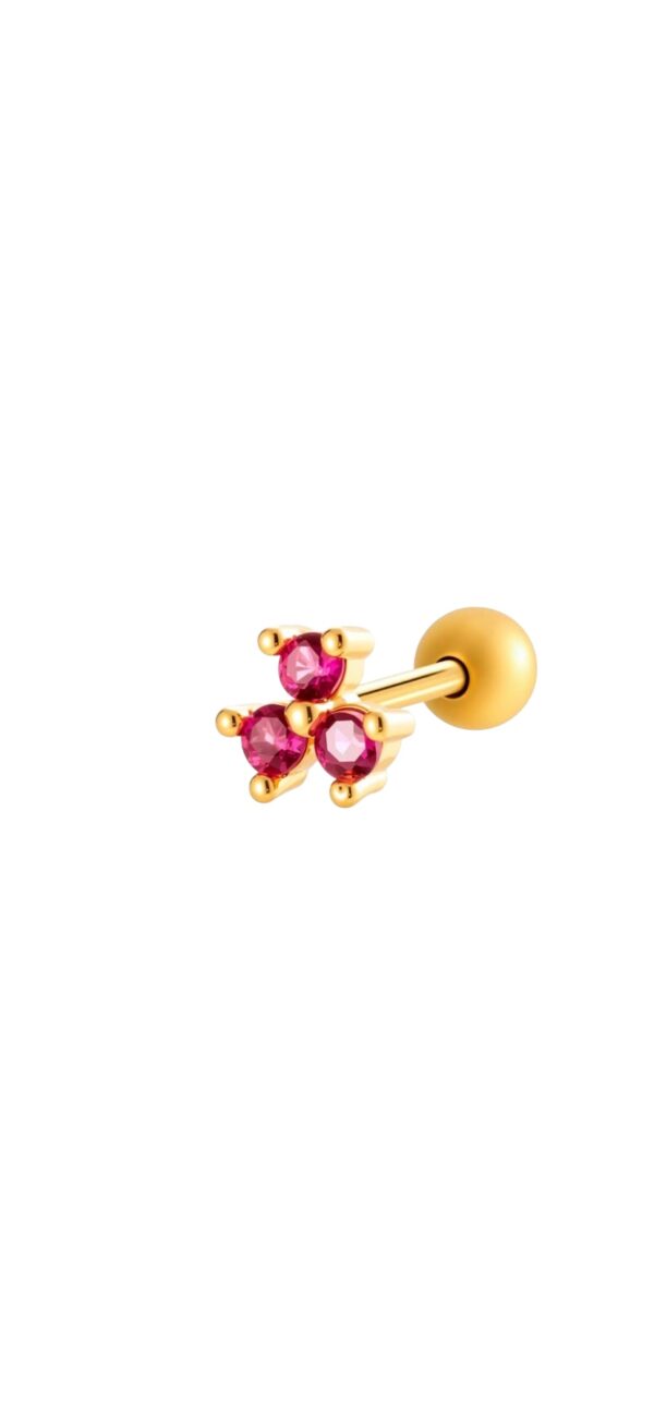 Earring 'Twinkling pink'