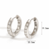 Earrings 'Shimmer white'