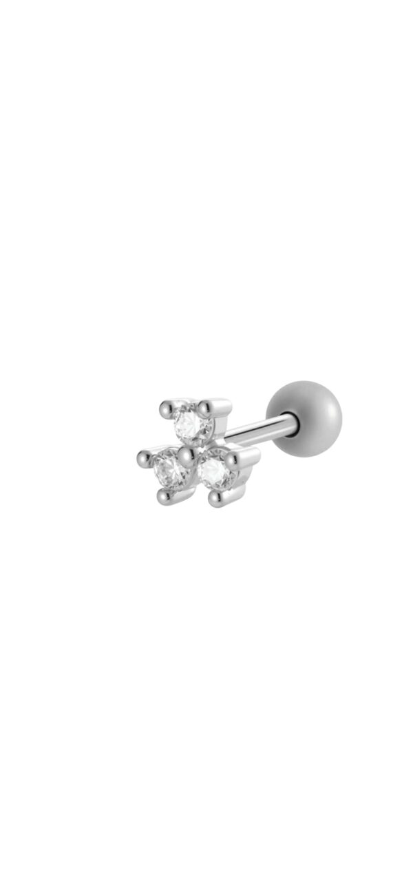 Earring 'Twinkling white'