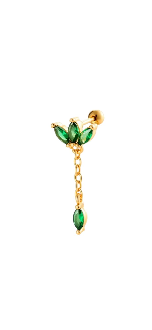 Earring 'Twinkle green'