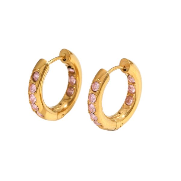 Earrings 'Shimmer pink'