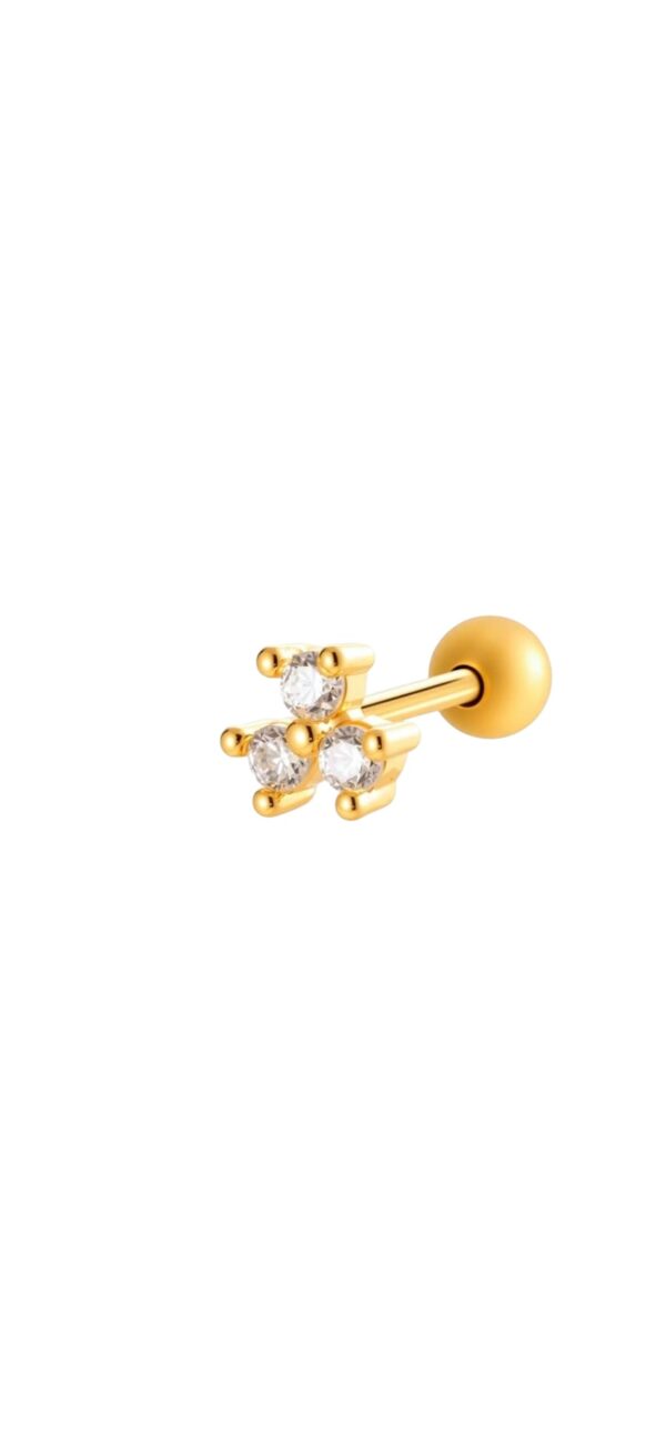Earring 'Twinkling white'