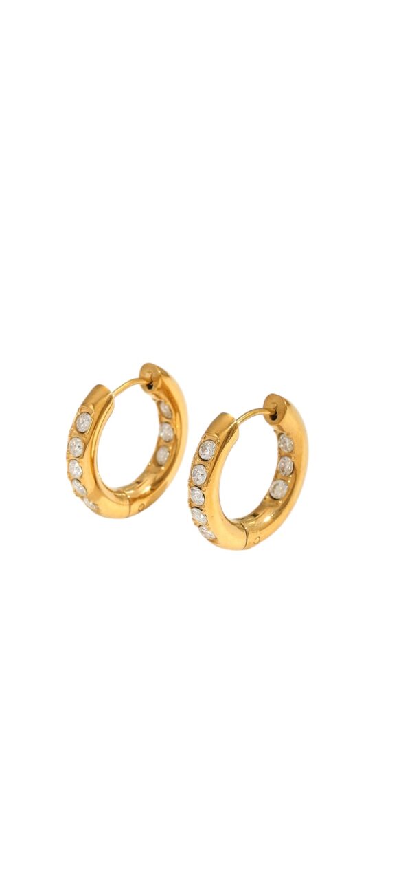 Earrings 'Shimmer white'