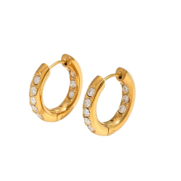 Earrings 'Shimmer white'