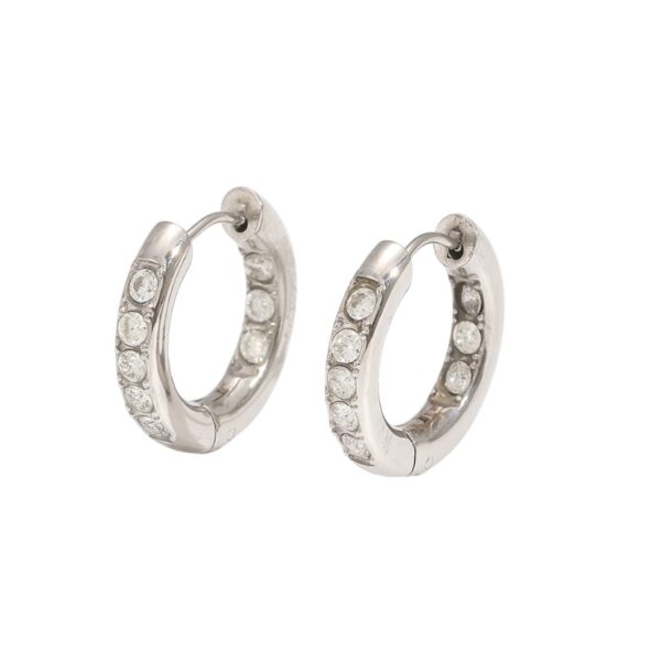 Earrings 'Shimmer white'