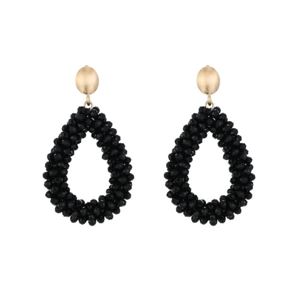Earrings 'Dark beads'