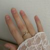 Ring 'Simple strass flower'