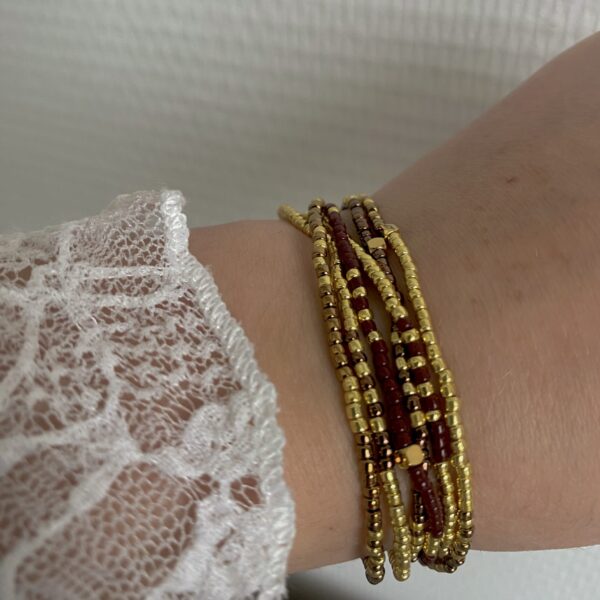Bracelet set 'Brown'