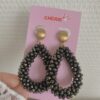 Earrings 'Dark beads'