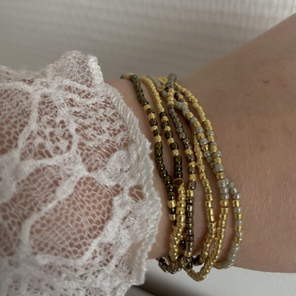 Bracelet set 'Olive'