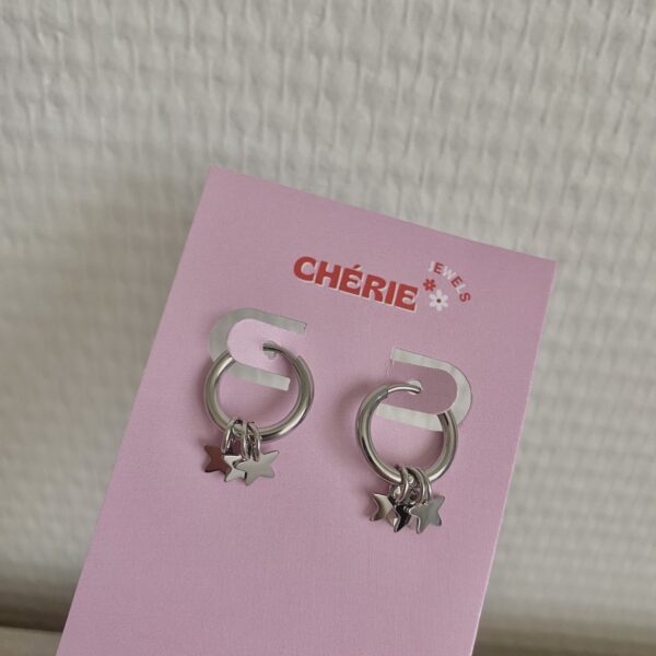 Earrings 'Star hoops'
