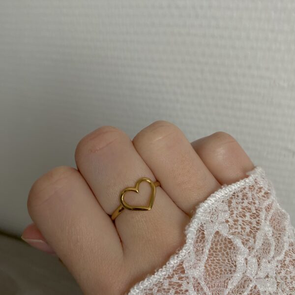 Ring 'Open heart small'