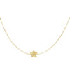 Necklace 'Puffy flower'