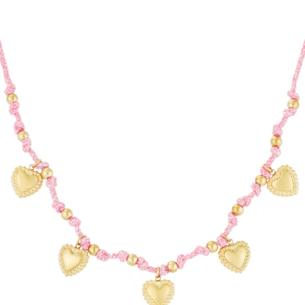 Necklace 'Cozy hearts'
