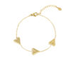 Bracelet 'Three hearts'