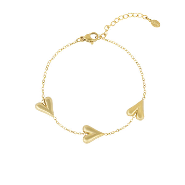 Bracelet 'Three hearts'
