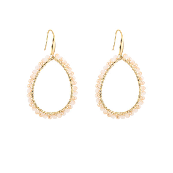 JE17412_111_1 Earrings 'Gem stones beige'