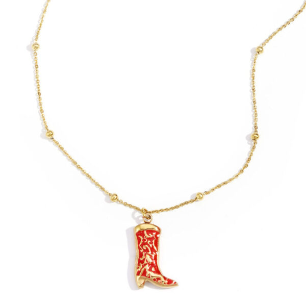 eb2f079b-6e7d-4996-875f-6e7fb50343d4 Necklace 'Cowboy boots'