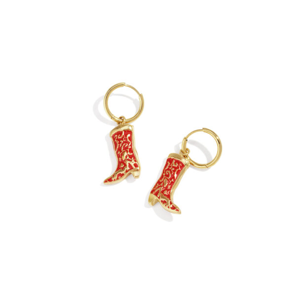 Earrings 'Cowboy boots'