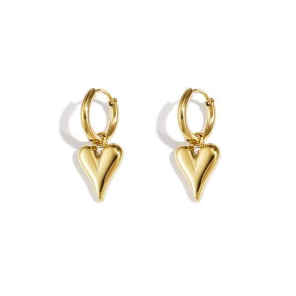 Earrings 'Bold heart'