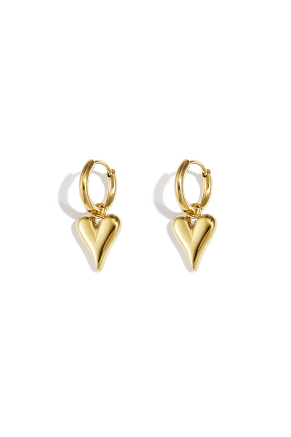 Earrings 'Bold heart'