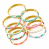 Bangle 'Polka dot white'