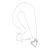 Necklace 'Long open heart'