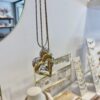 Necklace 'Long open heart'