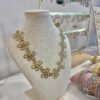 Necklace 'Statement open flowers'